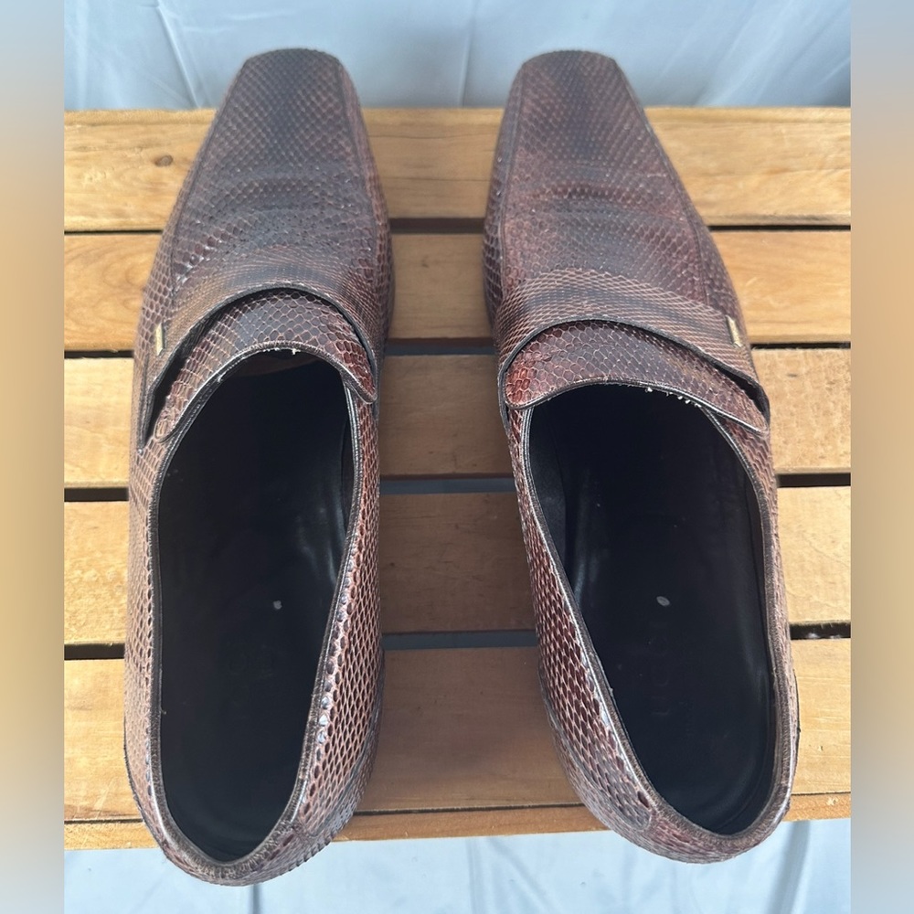Men’s Gucci lizard loafers size 11D - Picture 5 of 7